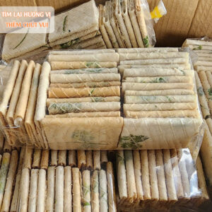 bánh kẹp ngò ăn vặt tuổi thơ