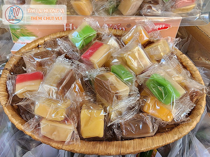 kẹo dừa lá dứa bến tre