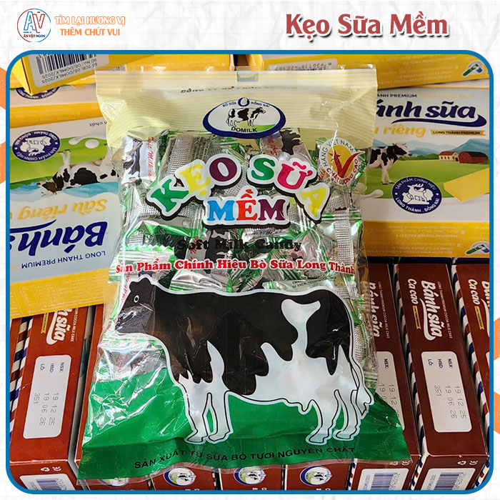 kẹo sữa mềm bịch 180g