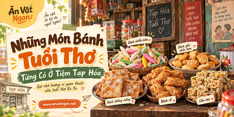 Bánh Tuổi Thơ Từng Có Ở Tiệm Tạp Hóa